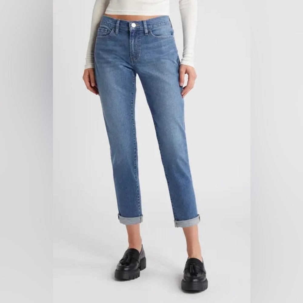 Frame Le Garçon Blue Lucerne Slim Boyfriend Ankle Jeans Clean Minimalist Size 29 - Picture 1 of 9